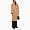 Margaux Lonnberg Carmen Camel Doppio cappotto petto.