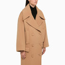 Margaux Lonnberg Carmen Camel Doppio cappotto petto.
