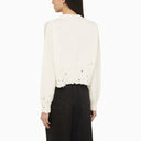 Marni Short Cardigan With White Cotton Wears