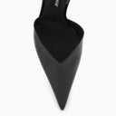 Dolce & Gabbana Black Patent Leather Slingback con logotipo