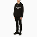 Balmain Black Hoodie mit Logo
