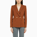 Blazé Milano Amara Rust Coloured Linen And Cotton Jacket