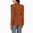 Blazé Milano Amara Rust Coloured Linen And Cotton Jacket
