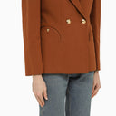 Blazé Milano Amara Rust Coloured Linen And Cotton Jacket
