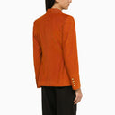 Blazé Milano Caramel Velvet Double Breasted Jacket