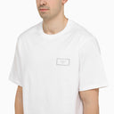 Maglietta di cotone nera martine rosa con logo