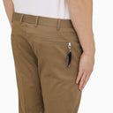 Pt Torino Beige Cotton Slim Trousers