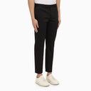 Pt Torino Navy Cotton Slim Trousers