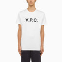 A.P.C. Logoed White Crewneck T Shirt