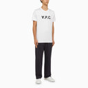 A.P.C. Logoed White Crewneck T Shirt