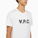 A.P.C. Logoed White Crewneck T Shirt