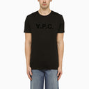 A.P.C. Logoed Black Crewneck T Shirt