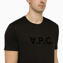 A.P.C. Logoed Black Crewneck T Shirt