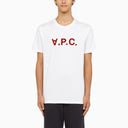 A.P.C. Logoed White Crewneck T Shirt
