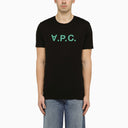 A.P.C. Logoed Black Crewneck T Shirt