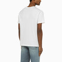 A.P.C. Logoed White/Red Crewneck T Shirt