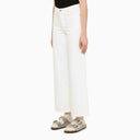 A.P.C. White Cropped Jeans - Balardi
