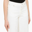 A.P.C. White Cropped Jeans - Balardi