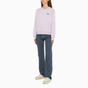 A.P.C. Licht lilac crew nek sweatshirt in jersey