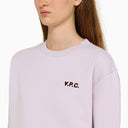 A.P.C. Licht lilac crew nek sweatshirt in jersey