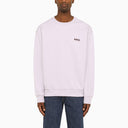 A.P.C. Lilac Crewneck Swater con logo