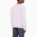 A.P.C. Lilac Crewneck Swater con logo