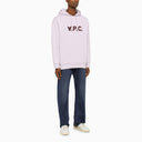 A.P.C. Milo Light Lilac Hoodie In Jersey