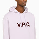 A.P.C. Milo Light Lilac Hoodie In Jersey