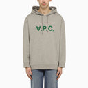 A.P.C. Milo Grey Hoodie In Jersey