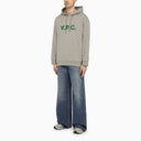 A.P.C. Milo Grey Hoodie In Jersey