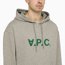 A.P.C. Milo Grey Hoodie In Jersey