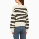 A.P.C. Zebra -Muster Crew Neckpullover