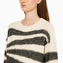 A.P.C. Zebra -Muster Crew Neckpullover