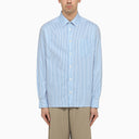 A.P.C. Blue Striped Cotton Shirt