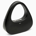 Sacca di scorrimento in pelle nera Coperni