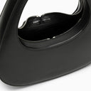 Sacca di scorrimento in pelle nera Coperni