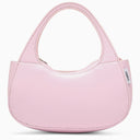 Coperni micro baguette sac de balayage en cuir rose