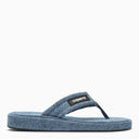 Coperni Denim Flip Flops With Logo