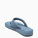 Coperni Denim Flip Flops With Logo