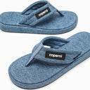 Coperni Denim Flip Flops With Logo