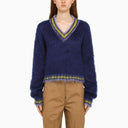 Marni Royal Blue Mohair Sweater