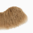 P.A.R.O.S.H. Collar di pelliccia beige