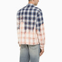 1989 Studio Bleached Blue Checkered Shirt - Balardi