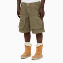 1989 Studio Military Green Cargo Shorts - Balardi