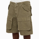 1989 Studio Military Green Cargo Shorts - Balardi