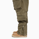 1989 Studio Military Green Cargo Pants - Balardi