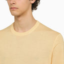 Maglione di giunco ​​di lana giallo Drumohr