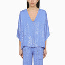 P.A.R.O.S.H. Lavender Sequin Blouse