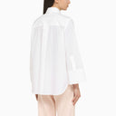 P.A.R.O.S.H. White Shirt With Paillette Embroidery