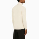 Drumohr Milchschildkragenpullover in Wolle